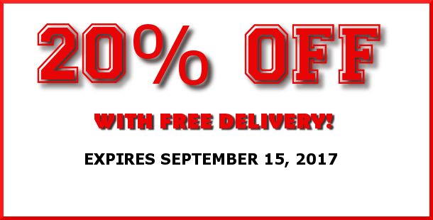 20% Off with Free Delivery